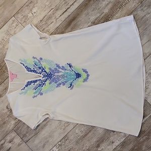 Lilly Pulitzer Short-sleeved Embroidered Top